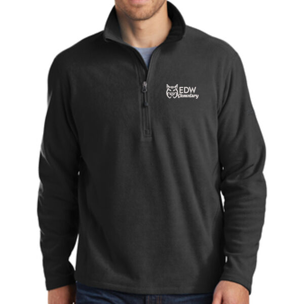 Eddie Bauer 1/2-Zip MicroFleece Jacket - Embroidered Logo Thumbnail