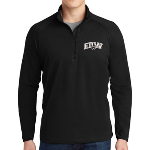 Sport-Tek® Sport-Wick® Stretch 1/4-Zip Pullover - Embroidered Logo Thumbnail