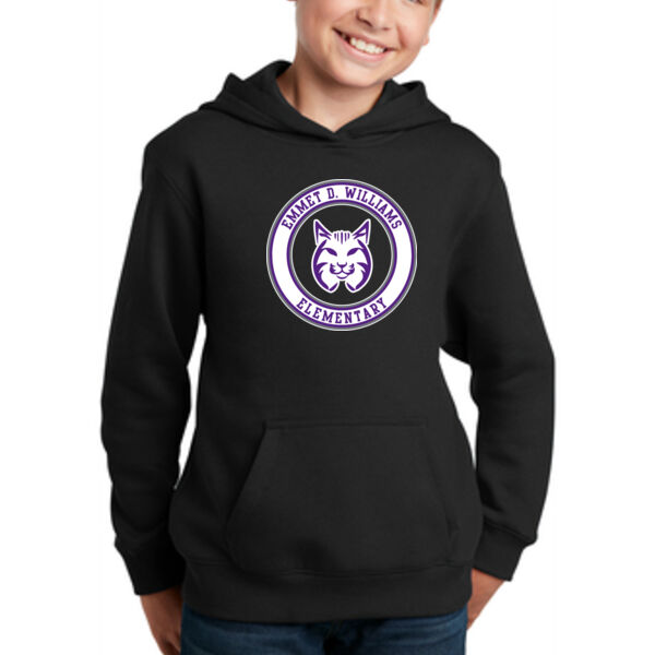 Sport-Tek® Youth Pullover Hooded Sweatshirt - Printed Logo Thumbnail