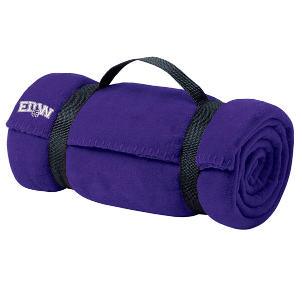 Port Authority® - Value Fleece Blanket with Strap - Embroidered Logo Thumbnail
