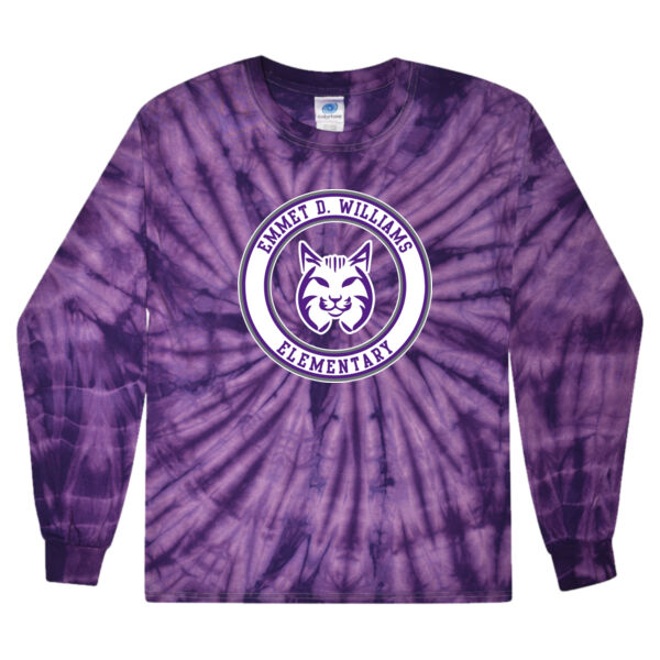Colortone - Tie-Dyed Long Sleeve T-Shirt - Printed Logo Thumbnail