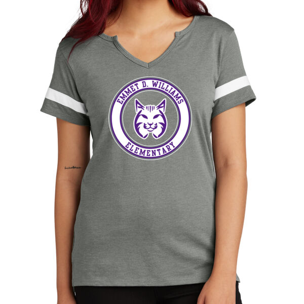 Sport-Tek® Women's Halftime Notch Neck Tee - Printed Logo Thumbnail