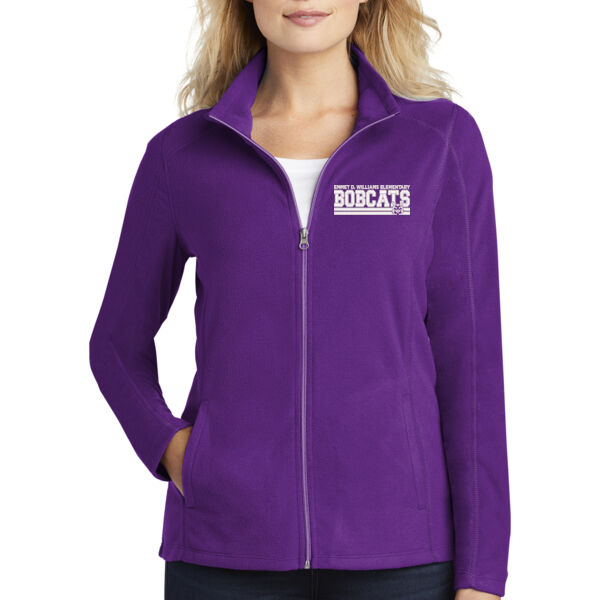 Port Authority® Women's Microfleece Jacket - Embroidered Logo Thumbnail