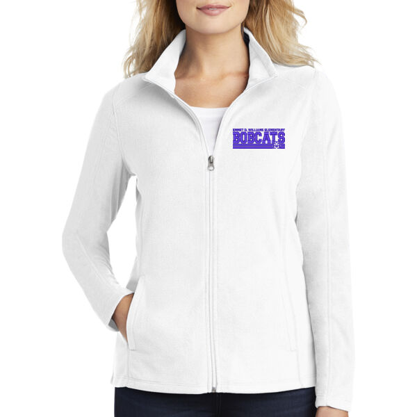 Port Authority® Women's Microfleece Jacket - Embroidered Logo Thumbnail