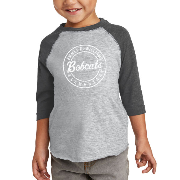 Rabbit Skins Toddler Baseball Fine Jersey Tee - Printed Logo Thumbnail