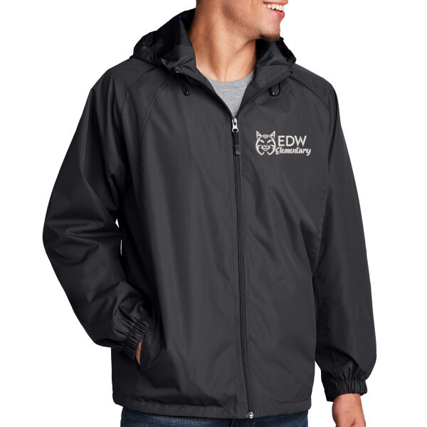 Sport-Tek Hooded Raglan Jacket - Embroidered Logo Thumbnail