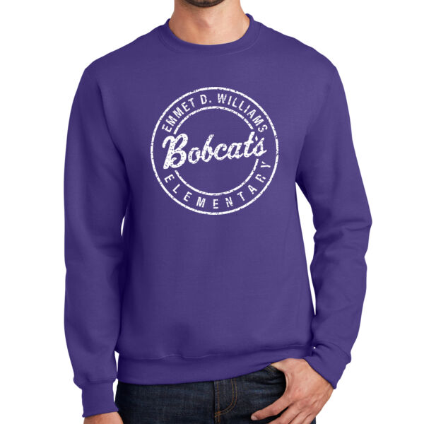 Port & Company® Essential Fleece Crewneck Sweatshirt - Printed Logo Thumbnail