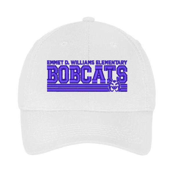 *YOUTH* Port & Company - Youth Six-Panel Twill Cap - Embroidered Logo Thumbnail