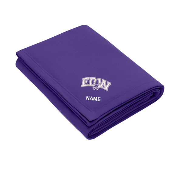 Port & Co™ Core Fleece Sweatshirt Blanket - Embroidered Logo **Add Name For $5** Thumbnail