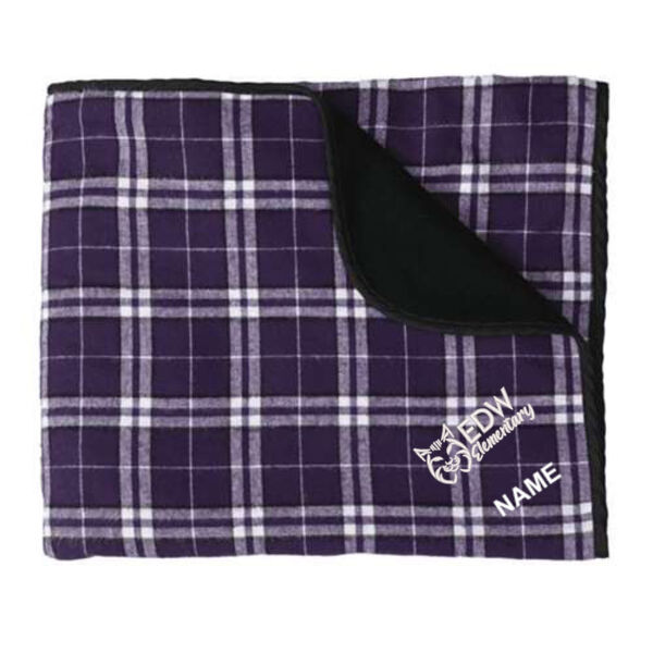 Boxercraft - Flannel Blanket - Embroidered Logo **Add Name For $5** Thumbnail