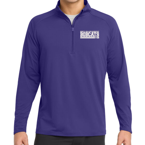 Sport-Tek® Sport-Wick® Stretch 1/4-Zip Pullover - Embroidered Logo Thumbnail
