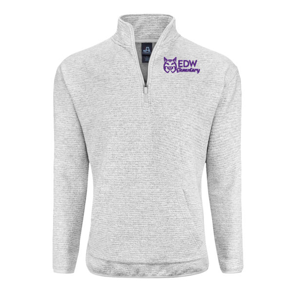 J. America - Unisex Pebble Fleece Quarter-Zip Pullover - Embroidered Logo Thumbnail
