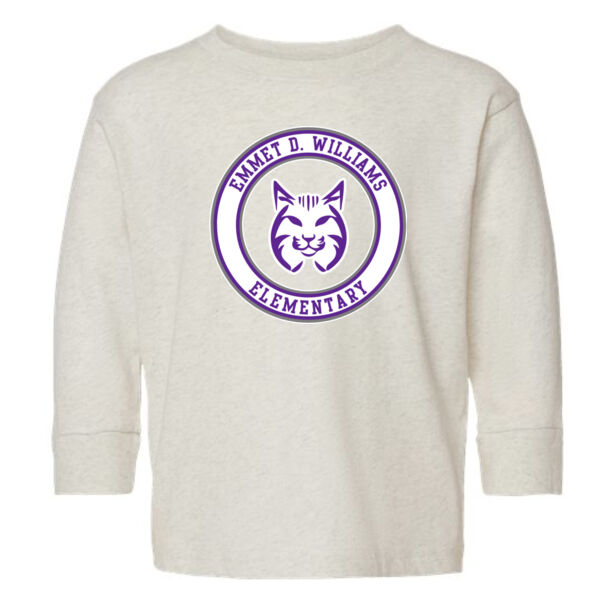 Rabbit Skins - Toddler Fine Jersey Long Sleeve Tee - Printed Logo Thumbnail