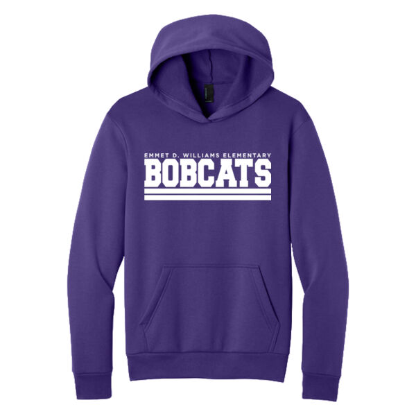 Port & Co™ Youth Easy Fleece Pullover Hooded Sweatshirt - Applique Logo Thumbnail