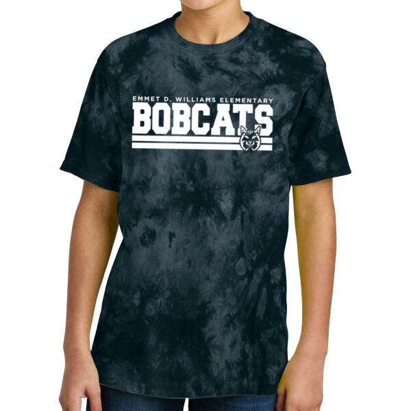 Port & Co™ Youth Crystal Tie-Dye Tee - Printed Logo Thumbnail