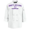 Eight Knot Button Chef Coat with Thermometer Pocket Thumbnail