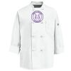 Eight Knot Button Chef Coat with Thermometer Pocket Thumbnail