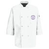 Eight Pearl Button Chef Coat with Thermometer Pocket Thumbnail