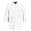 Eight Pearl Button Chef Coat with Thermometer Pocket Thumbnail