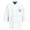 Eight Pearl Button Chef Coat with Thermometer Pocket Thumbnail