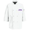 Eight Pearl Button Chef Coat with Thermometer Pocket Thumbnail
