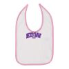 Infant Contrast Trim Premium Jersey Bib Thumbnail