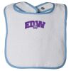 Infant Contrast Trim Terry Bib Thumbnail